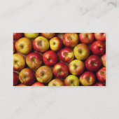 Carte De Visite Arrière - plan de pommes (Dos)