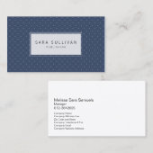 Carte de visite Arrière - plan de publication de p (Devant / Derrière)