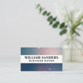 Carte De Visite Arrière - plan de technologie réseau (Debout devant)