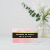 Carte De Visite Arrière - plan de texture aquarelle (Debout devant)