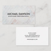 Carte De Visite Arrière - plan de texture de mosaïque (Devant / Derrière)