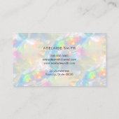 Carte De Visite arrière - plan de texture gemstone opale (Dos)