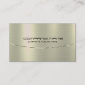 Carte De Visite Arrière - plan de texture métallique argentée (Devant)