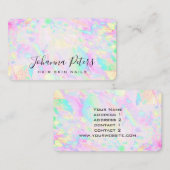 Carte De Visite arrière - plan de texture opale (Devant / Derrière)