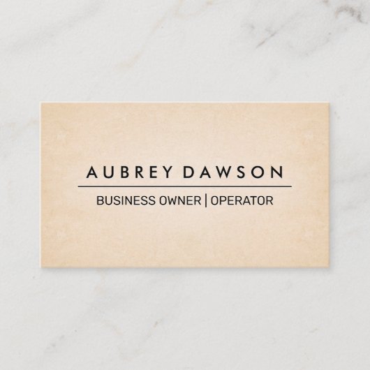 Carte De Visite Arrière - plan de texture papier (Devant)