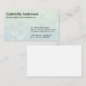 Carte De Visite Arrière - plan de texture simple (Devant / Derrière)