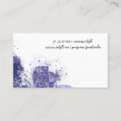 Carte De Visite Arrière - plan de texture violet | Artistique (Dos)