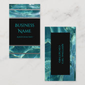 Carte de visite Arrière - plan d'eau cool 4 (Devant / Derrière)