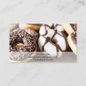 Carte De Visite Arrière - plan Donuts (Dos)