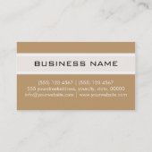 Carte De Visite Arrière - plan du désert moderne Monogram (Dos)