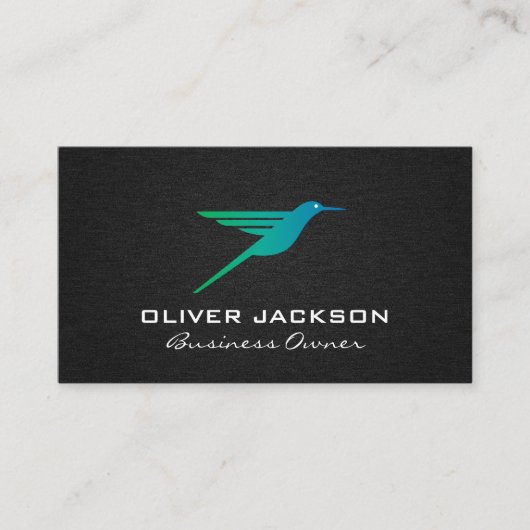 Carte De Visite Arrière - plan du logo des colibris (Devant)