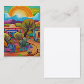 Carte De Visite Arrière - plan du paysage du sud-ouest (Devant / Derrière)