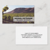 Carte De Visite Arrière - plan du secteur (Devant / Derrière)