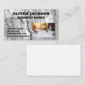 Carte De Visite Arrière - plan en béton | Planification de la cons (Devant / Derrière)