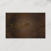 Carte De Visite Arrière - plan en bois avec cheval de mer mécaniqu (Dos)