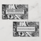 Carte De Visite Arrière - plan en marbre (Devant / Derrière)