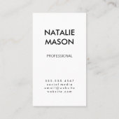 Carte De Visite Arrière - plan en marbre de la brosse à aquarelle  (Dos)