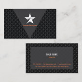 Carte De Visite Arrière - plan étoile (Devant / Derrière)