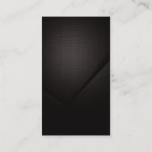 Carte de visite Arrière - plan foncé de fibre de c (Dos)