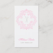 Carte de visite arrière - plan gris coiffeur (Devant)