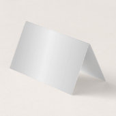 Carte De Visite Arrière - plan gris élégant Plain simple professio (Dos)