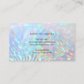 Carte De Visite arrière - plan holographique (Dos)