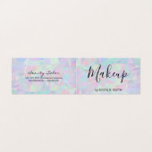 Carte De Visite Arrière - plan holographique géométrique (Extérieur déplié)