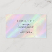 Carte De Visite arrière - plan iriririsé (Dos)