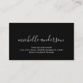 Carte De Visite Arrière - plan Kiss Stains | Se maquiller (Dos)