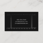 Carte De Visite Arrière - plan | Logo de l'appareil photo (Dos)