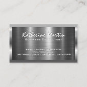 Carte De Visite Arrière - plan métallique (Dos)