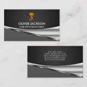 Carte De Visite Arrière - plan métallique | Outil matériel d'explo (Devant / Derrière)