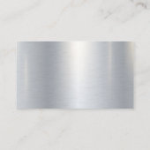 Carte De Visite Arrière - plan métallique | Outils industriels (Dos)