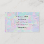 Carte De Visite Arrière - plan métallique rétro (Dos)