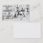 Carte De Visite Arrière - plan modèle photo (Devant / Derrière)