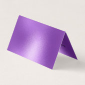 Carte De Visite Arrière - plan moderne violet chatoyant (Dos)