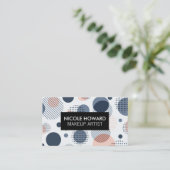 Carte De Visite Arrière - plan Motif Boho moderne (Debout devant)