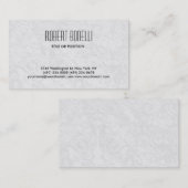 Carte de visite Arrière - plan Motif gris-noir sim (Devant / Derrière)