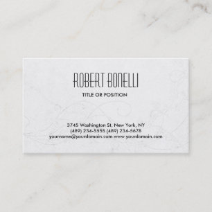 Carte de visite Arrière - plan Motif gris-noir sim