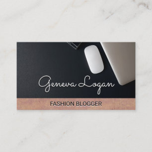 Carte De Visite Arrière - plan noir Espace de travail Texture