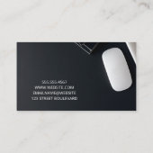 Carte De Visite Arrière - plan noir | Office Space Electronics (Dos)
