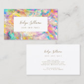 carte de visite arrière - plan opal (Devant / Derrière)