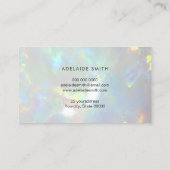 Carte De Visite arrière - plan opal (Dos)