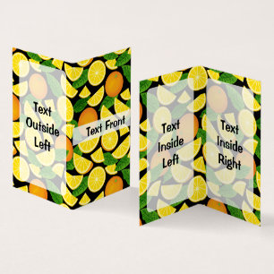 Carte De Visite Arrière - plan orange