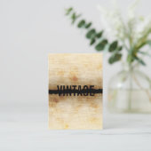 Carte De Visite Arrière - plan patiné (Debout devant)