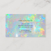 Carte De Visite arrière - plan photo opal (Dos)