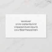 Carte De Visite Arrière - plan Purple Bokeh | Logo du modèle de mo (Dos)