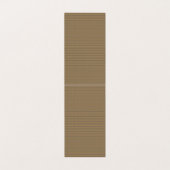 Carte De Visite arrière - plan rayé marron et beige (Intérieur déplié)