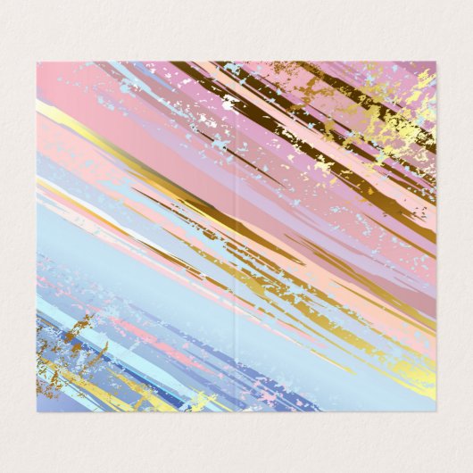 Carte De Visite Arrière - plan rose texturé (Extérieur déplié)