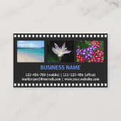 Carte De Visite Arrière - plan simple de bande de film pour le (Dos)